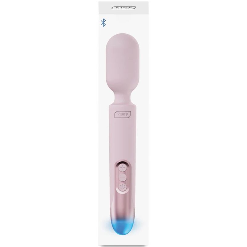 KIIROO ProWand Vibrator med fjärrkontroll och app i rosa