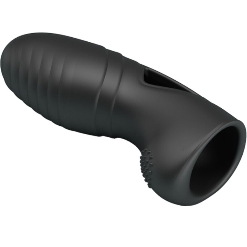 PRETTY LOVE Alan silikonfinger vibrator i svart