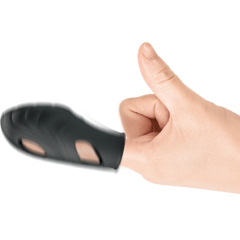PRETTY LOVE LICH silikonfinger vibrator i svart