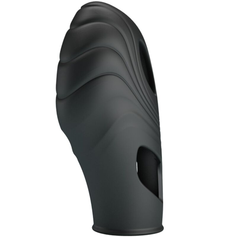 PRETTY LOVE LICH silikonfinger vibrator i svart