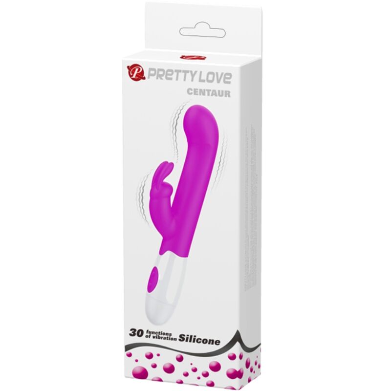 PRETTY LOVE Centaur vibrator rabbit i lila med 30 vibrationslägen