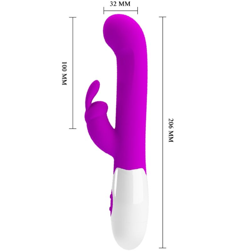 PRETTY LOVE Centaur vibrator rabbit i lila med 30 vibrationslägen
