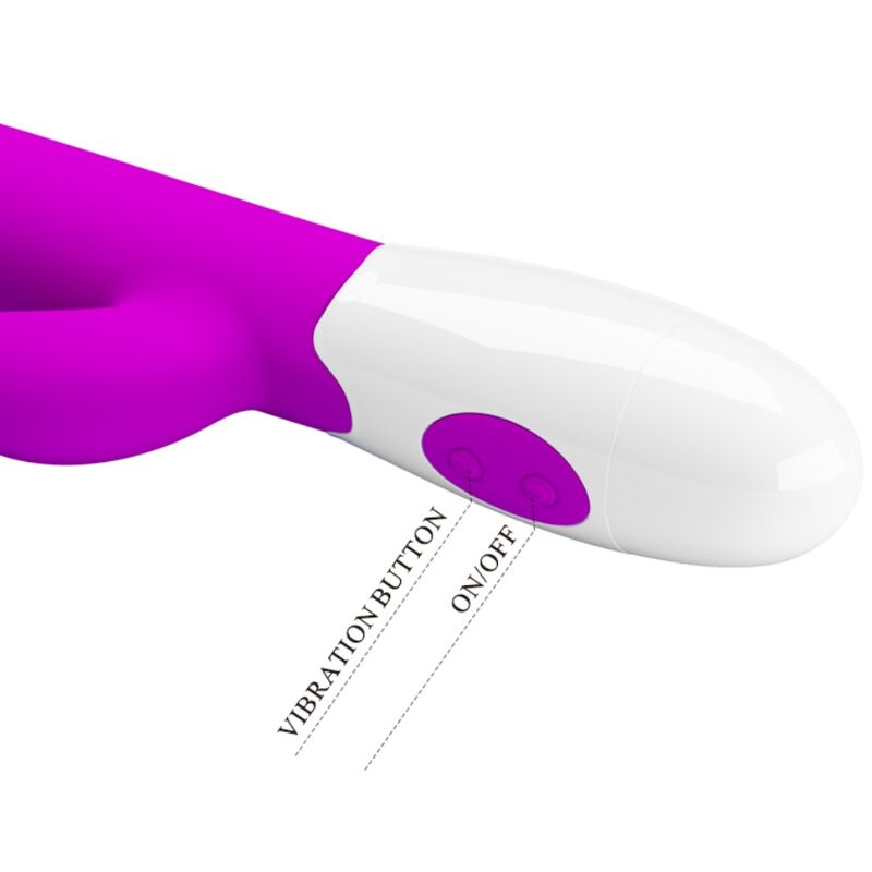 PRETTY LOVE Centaur vibrator rabbit i lila med 30 vibrationslägen
