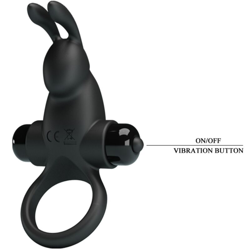 PRETTY LOVE vibrerande ring med kanin klitorisstimulator