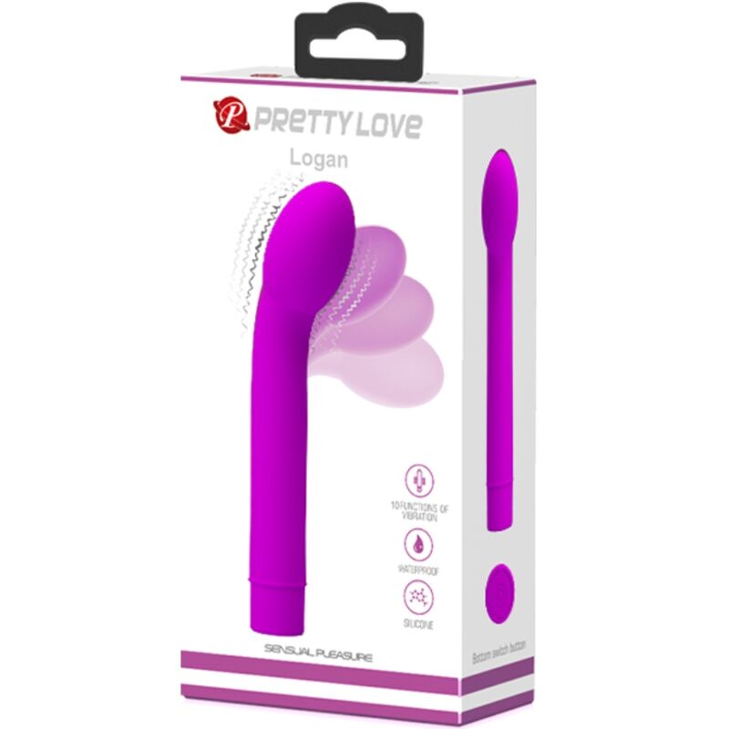 Pretty Love Logan G-punkt vibrator i lila med 10 vibrationslägen