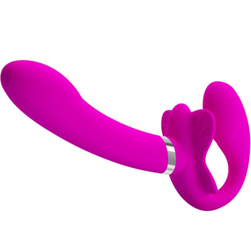 Pretty Love Valerie Double Strap-On Vibrator i lila