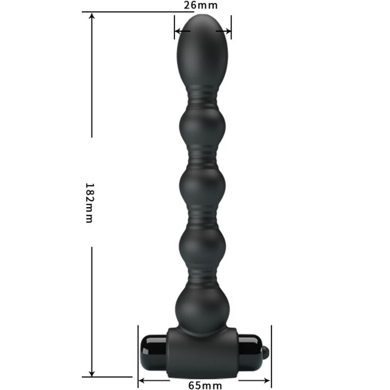 PRETTY LOVE Lynn silikon analplugg med 10 vibrationsfunktioner