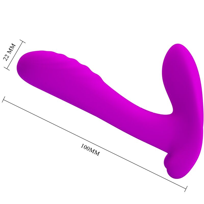 PRETTY LOVE - Massager & Vibrator 12 Vibrations Fjärrkontroll Lila