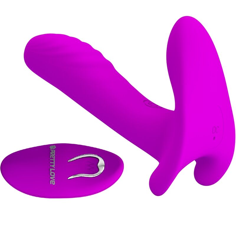 PRETTY LOVE - Massager & Vibrator 12 Vibrations Fjärrkontroll Lila