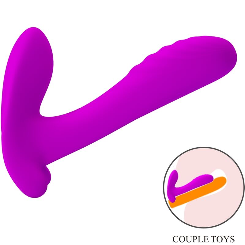 PRETTY LOVE - Massager & Vibrator 12 Vibrations Fjärrkontroll Lila
