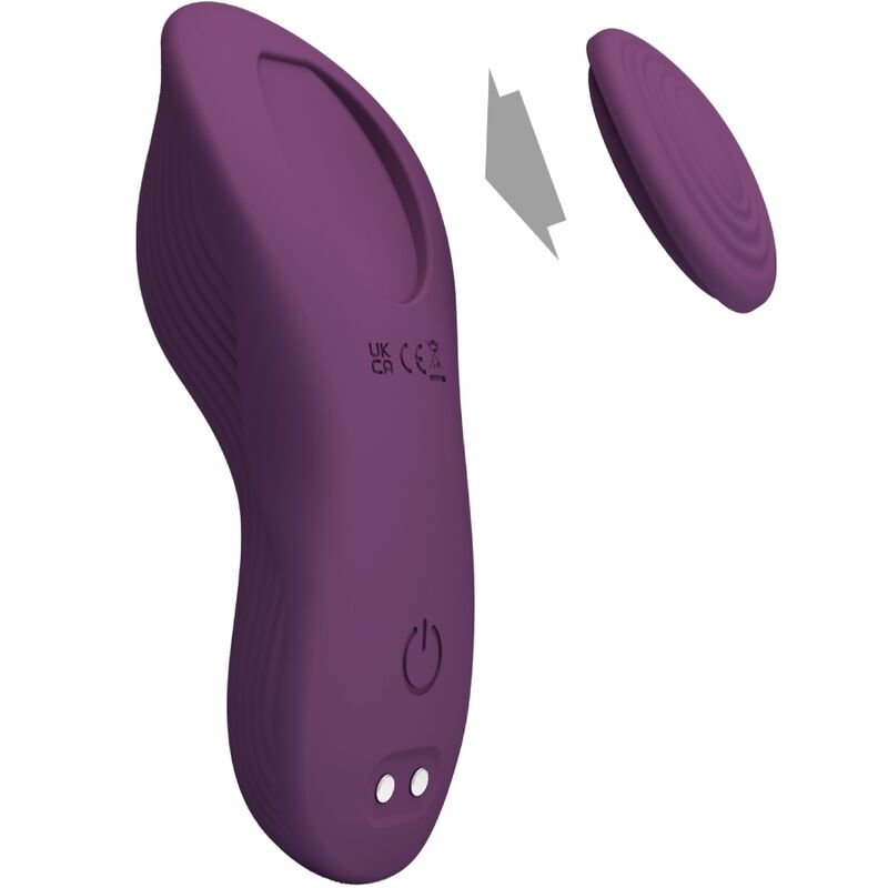 PRETTY LOVE klitorismassager med fjärrkontroll i lila