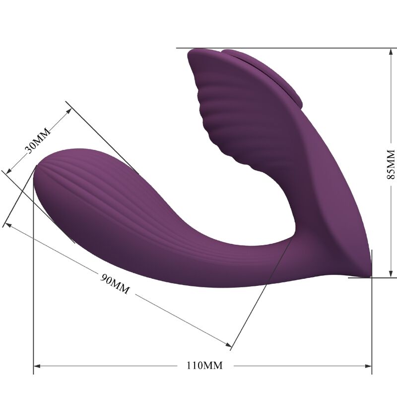 PRETTY LOVE - FRANZ MASSAGER OCH VIBRATOR GRATIS APP LILA