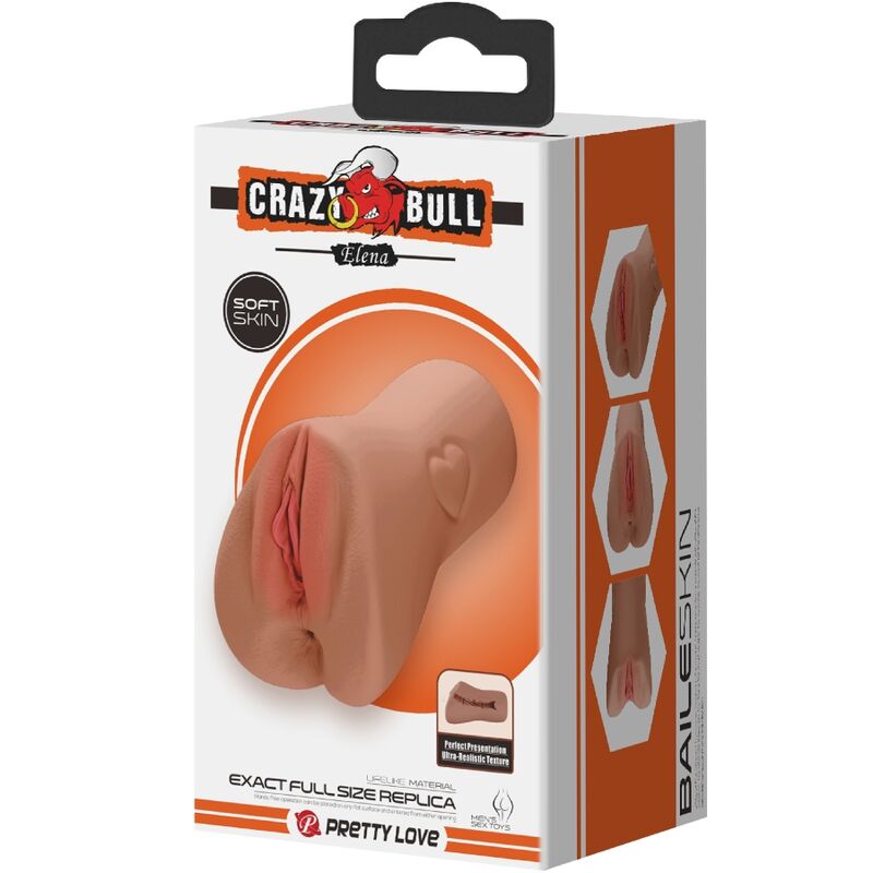 CRAZY BULL Scarlet vagina och anus design