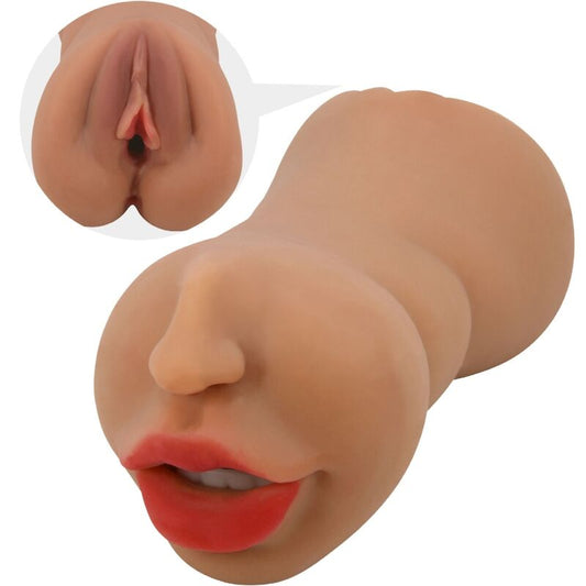 CRAZY BULL Zoey Double Masturbator med realistisk design
