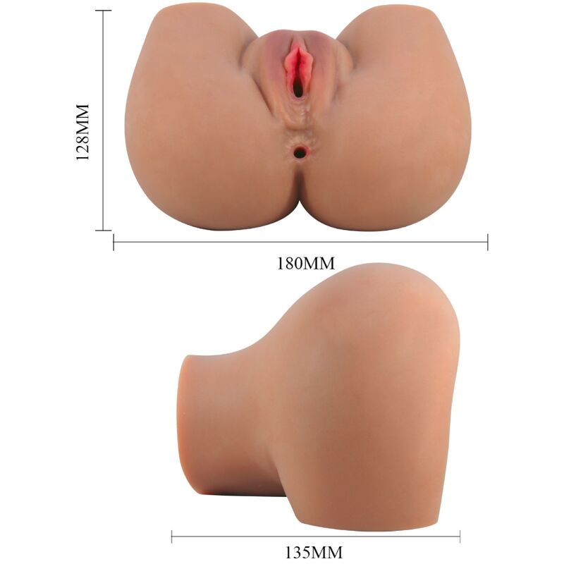 CRAZY BULL Mila vibrator butt med realistisk vagina och anus