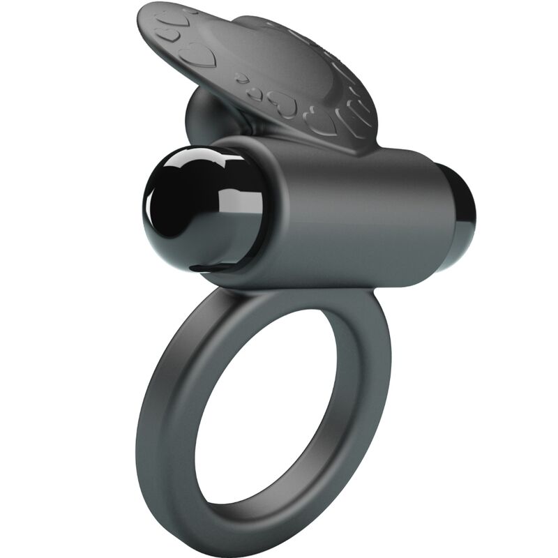 Debonaire vibrerande ring rabbit med 10 vibrationer i svart