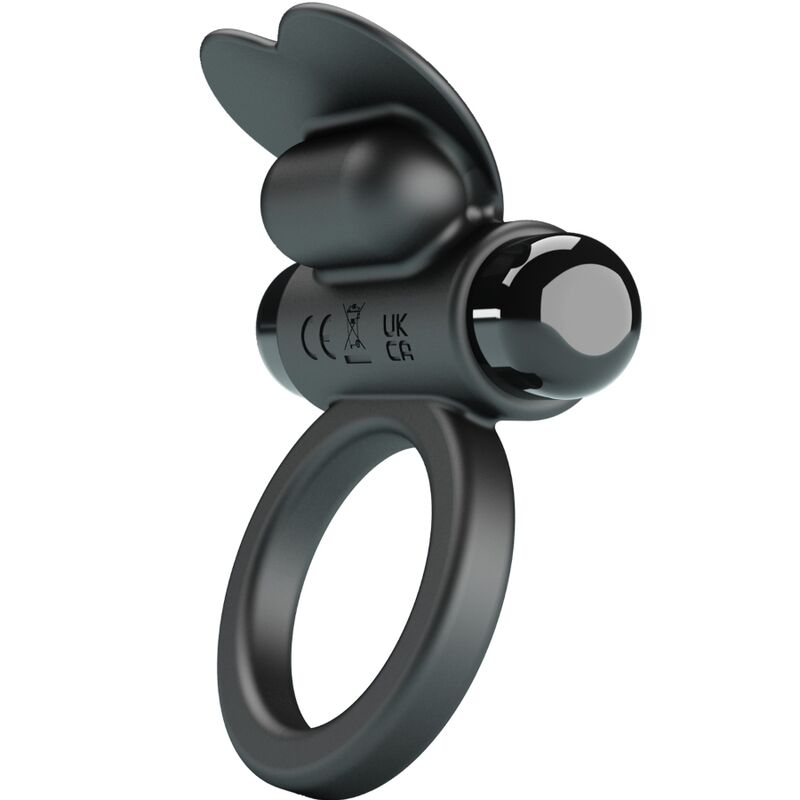 Debonaire vibrerande ring rabbit med 10 vibrationer i svart