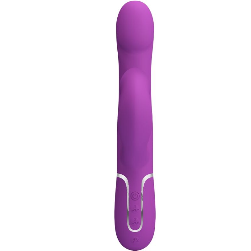 PRETTY LOVE 4 i 1 multifunktionell vibrator och stimulator i lila