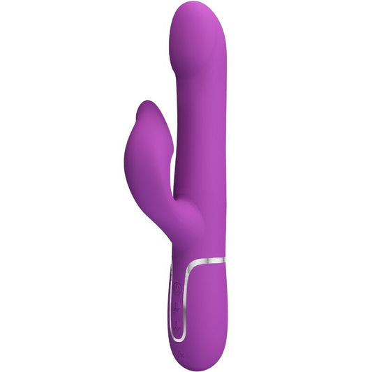 PRETTY LOVE 4 i 1 multifunktionell vibrator och stimulator i lila