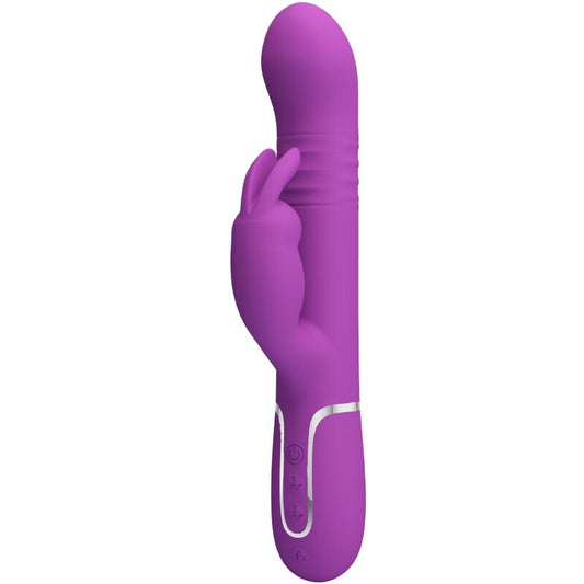 Pretty Love Coale 4 i 1 multifunktionell rabbit vibrator i lila