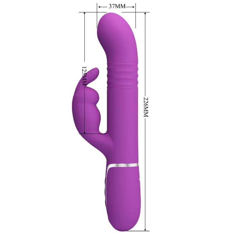 PRETTY LOVE - COALE 4 I 1 MULTIFUNKTION RABBIT VIBRATOR LILA