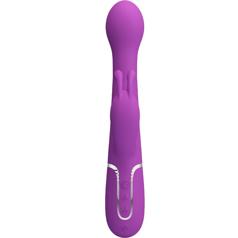 PRETTY LOVE - DEJON 3 I 1 MULTIFUNKTION RABBIT VIBRATOR LILA