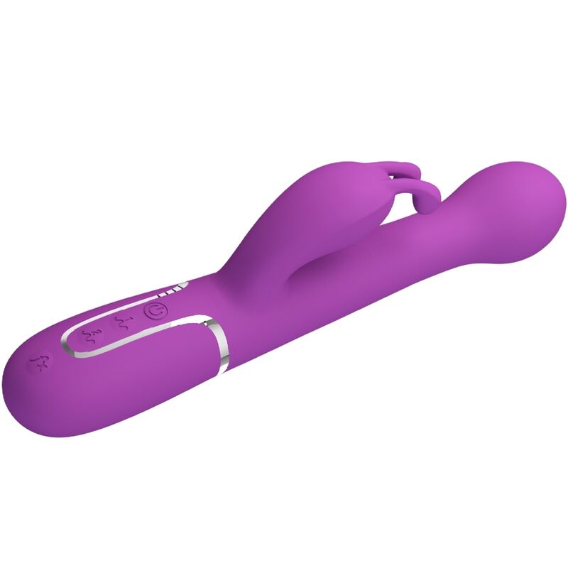 PRETTY LOVE - DEJON 3 I 1 MULTIFUNKTION RABBIT VIBRATOR LILA