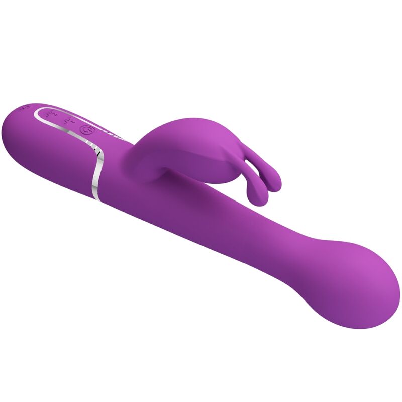 PRETTY LOVE - DEJON 3 I 1 MULTIFUNKTION RABBIT VIBRATOR LILA