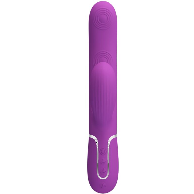 PRETTY LOVE Perlita 3 i 1 multifunktions rabbit vibrator lila