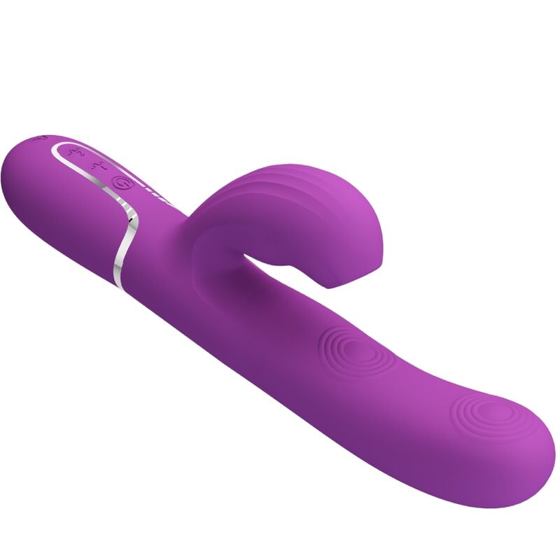 PRETTY LOVE Perlita 3 i 1 multifunktions rabbit vibrator lila