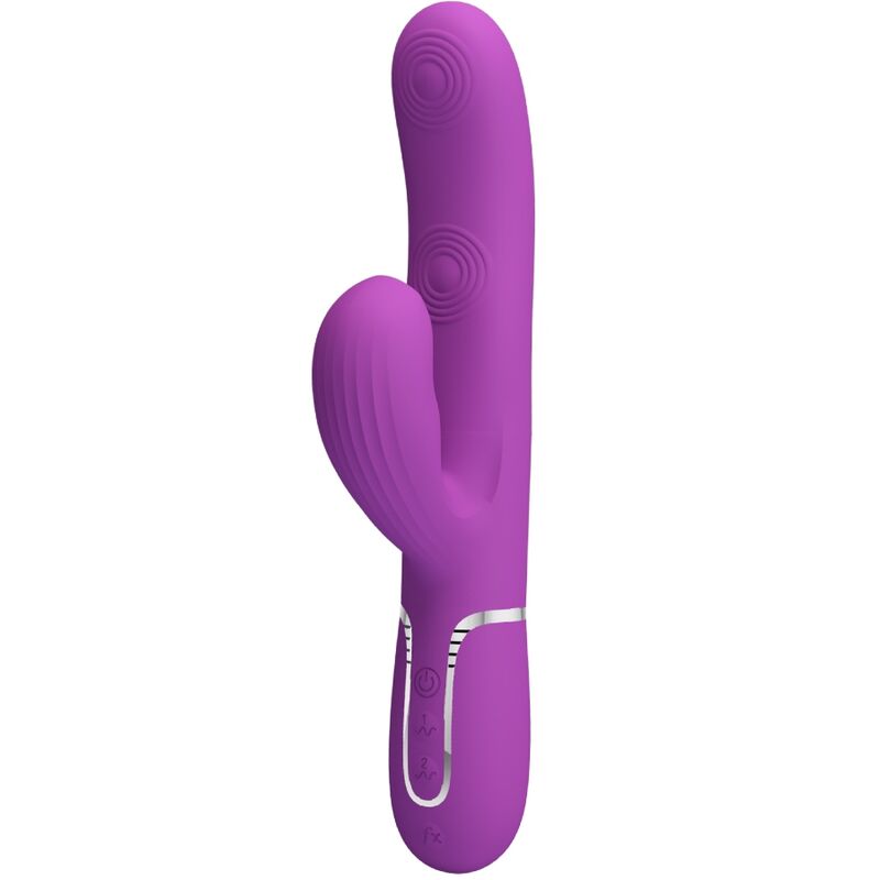 PRETTY LOVE Perlita 3 i 1 multifunktions rabbit vibrator lila