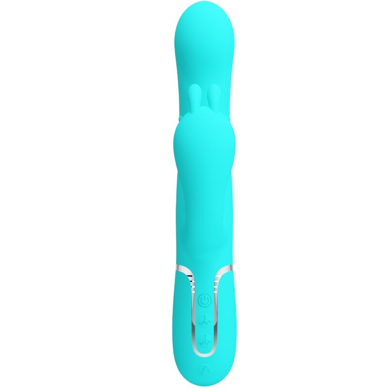 PRETTY LOVE Cammy 4 i 1 multifunktionell rabbit vibrator blå