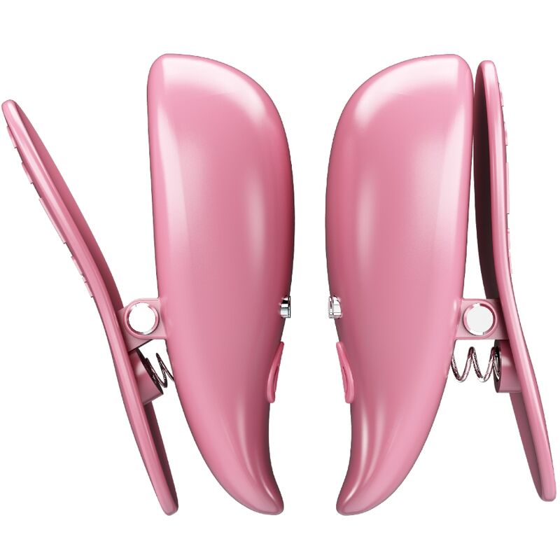 PRETTY LOVE - CAILEY NIPPLE CLAMPS 10 VIBRATIONS FJÄRRKONTROLL ROSA