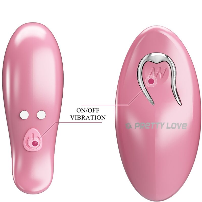 PRETTY LOVE - CAILEY NIPPLE CLAMPS 10 VIBRATIONS FJÄRRKONTROLL ROSA