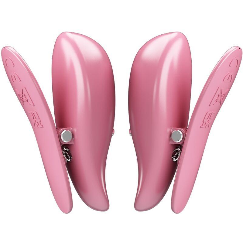 PRETTY LOVE - CAILEY NIPPLE CLAMPS 10 VIBRATIONS FJÄRRKONTROLL ROSA