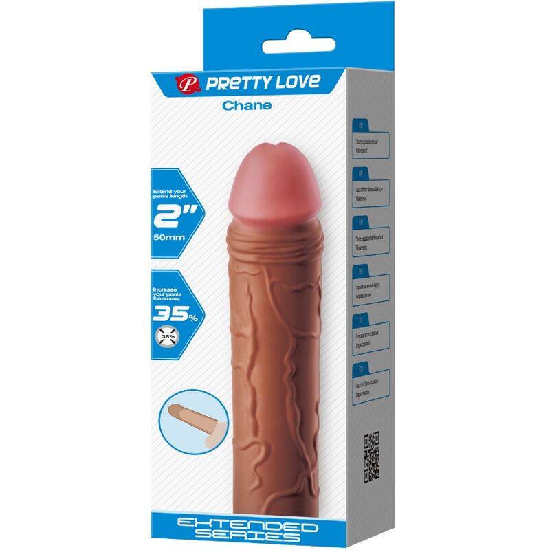 PRETTY LOVE Chane penisfodral med 5 cm förlängning