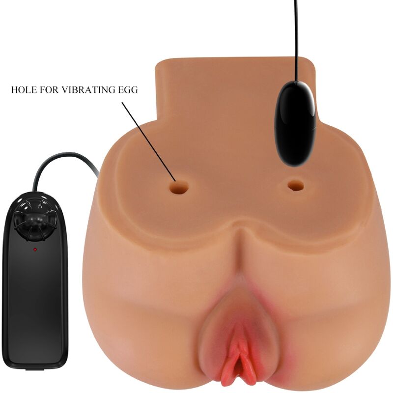 Kylie Ass Vibrator med realistisk vagina och anus