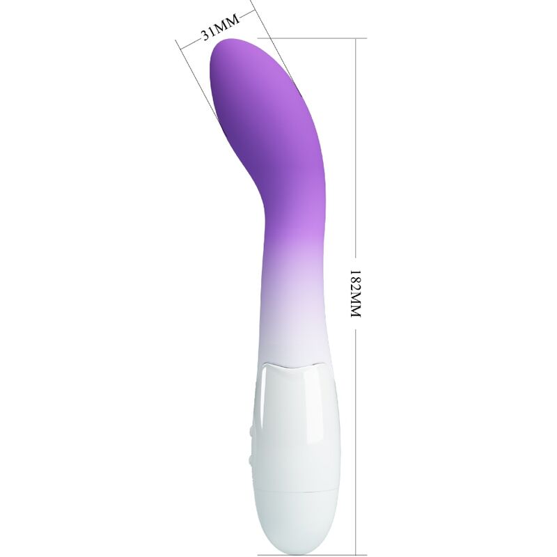 PRETTY LOVE Bishop G-punkts vibrator i lila med 30 vibrationslägen