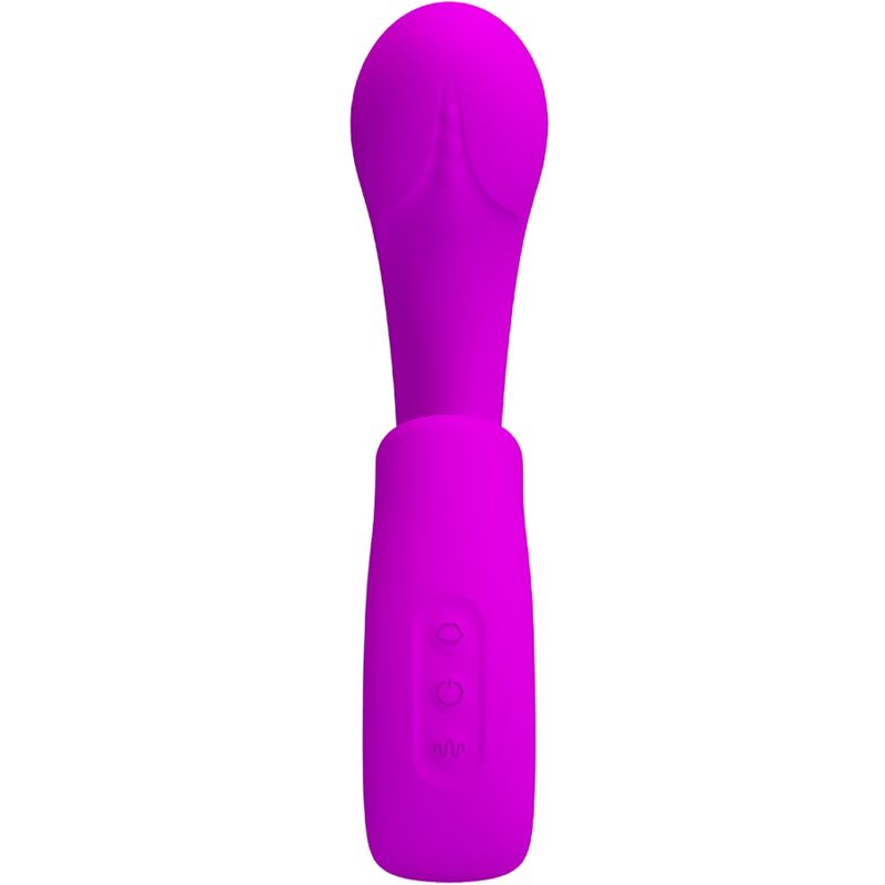PRETTY LOVE Sibel G-spot vibrator i lila med klitorisstimulator