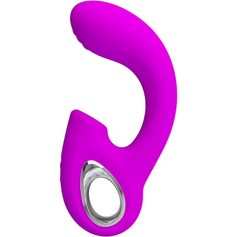 PRETTY LOVE Sibel G-spot vibrator i lila med klitorisstimulator