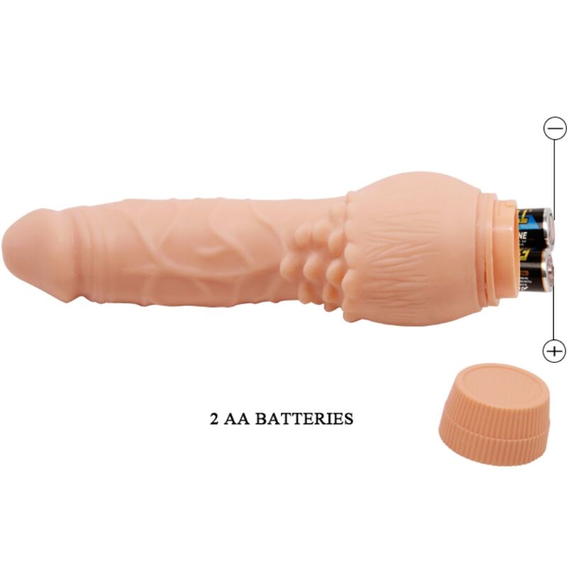 BAILE Barbara realistisk vibrator 19,5 cm köttfärgad