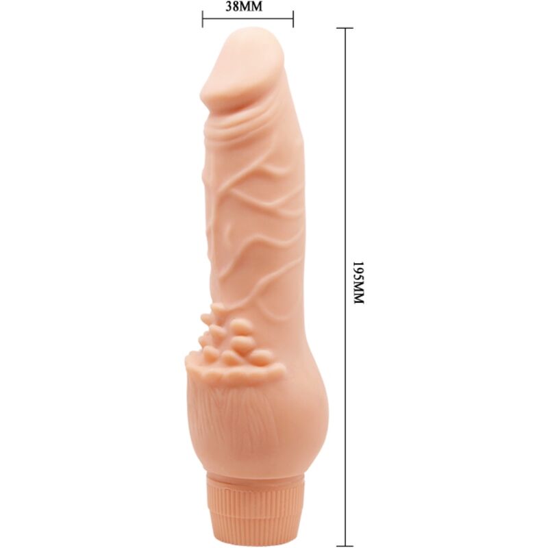 BAILE Barbara realistisk vibrator 19,5 cm köttfärgad
