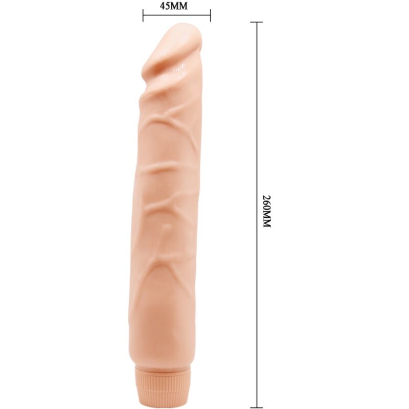 BAILE - JACK REALISTISK VIBRATOR 26 CM KÖTTFÄRGAD