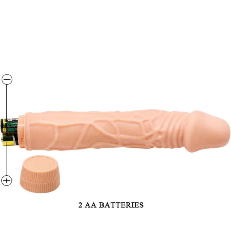 BAILE BOB realistisk vibrator 22,5 cm köttfärgad
