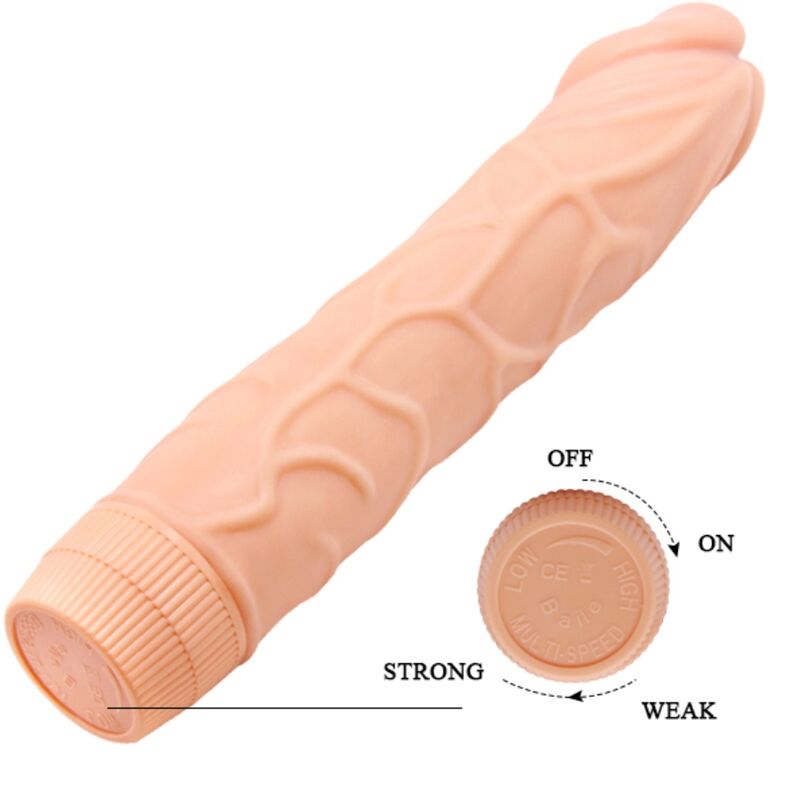 BAILE BOB realistisk vibrator 22,5 cm köttfärgad