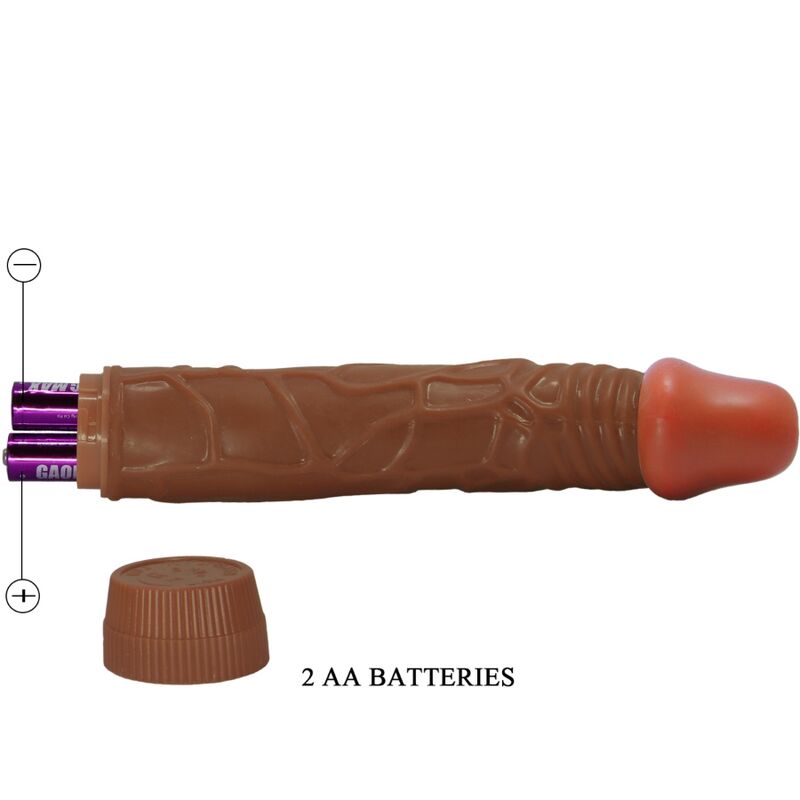 BAILE - BOB REALISTISK VIBRATOR 22,5 CM MULATTO