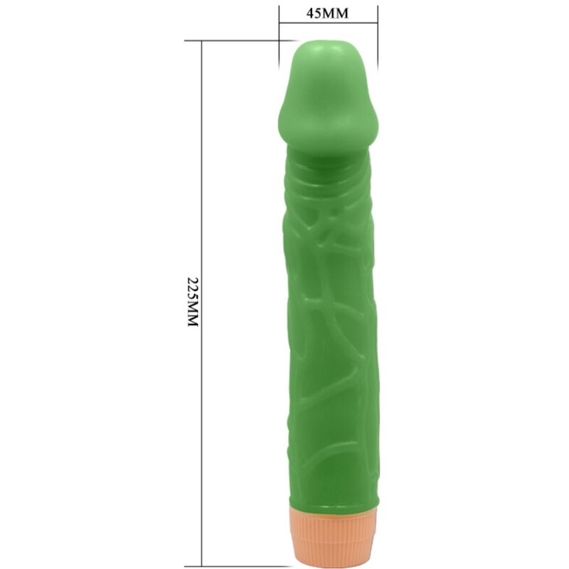 BAILE Bill realistisk vibrator 22,5 cm grön