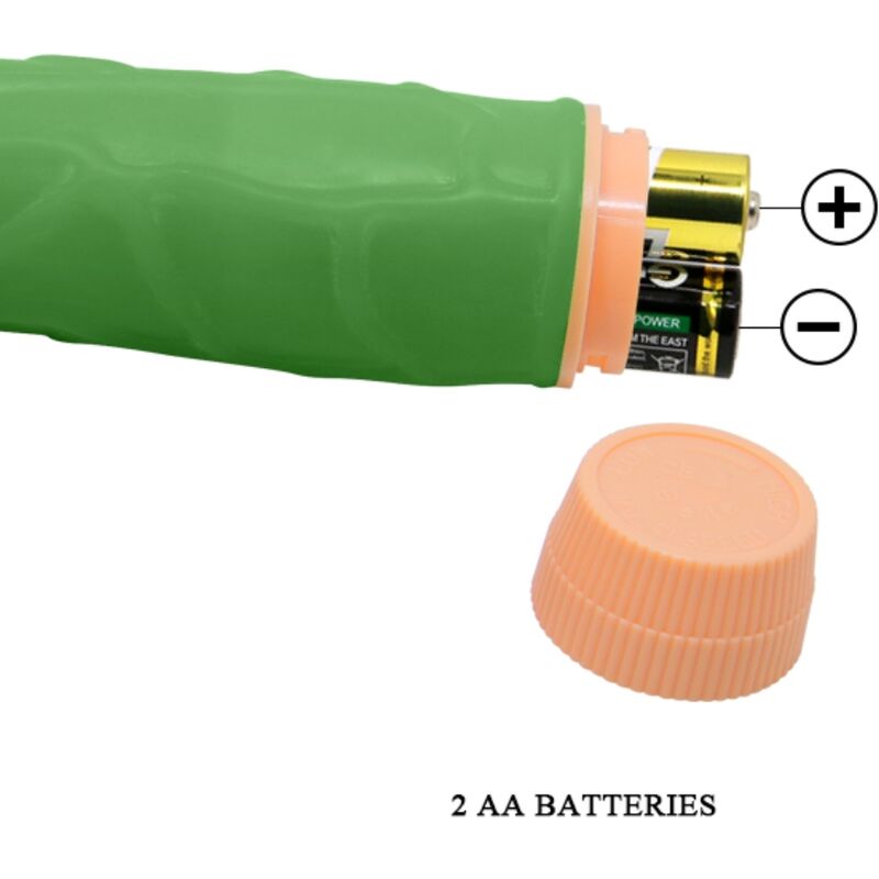 BAILE Bill realistisk vibrator 22,5 cm grön