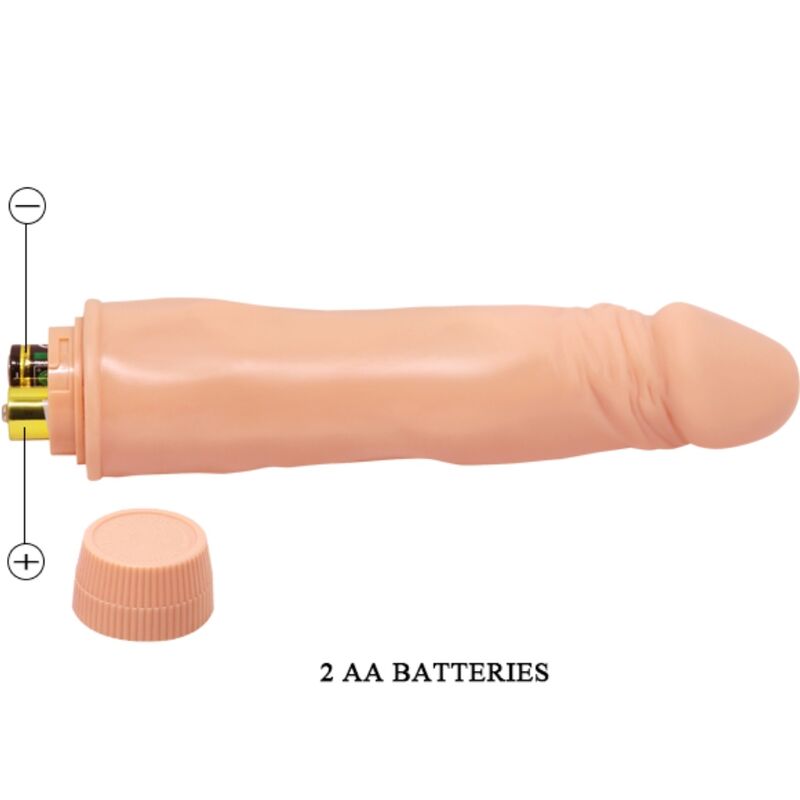 BAILE Dvärg Realistisk Vibrator 21 cm i köttfärg