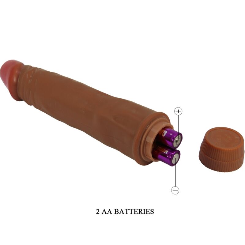 BAILE - Dvärg Realistisk Vibrator 21 cm Mulatto